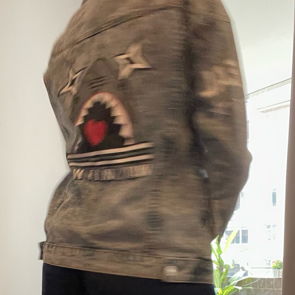 Graphic Denim Jacket - image 4